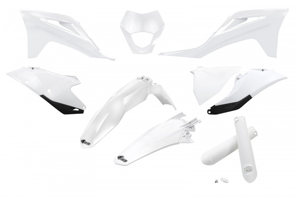 Full Plastic Kit white for Gas Gas EC 250 (2021-23) - EC 300 (2021-23) - EC 250F (2021-23) - EC 350F (2021-23)